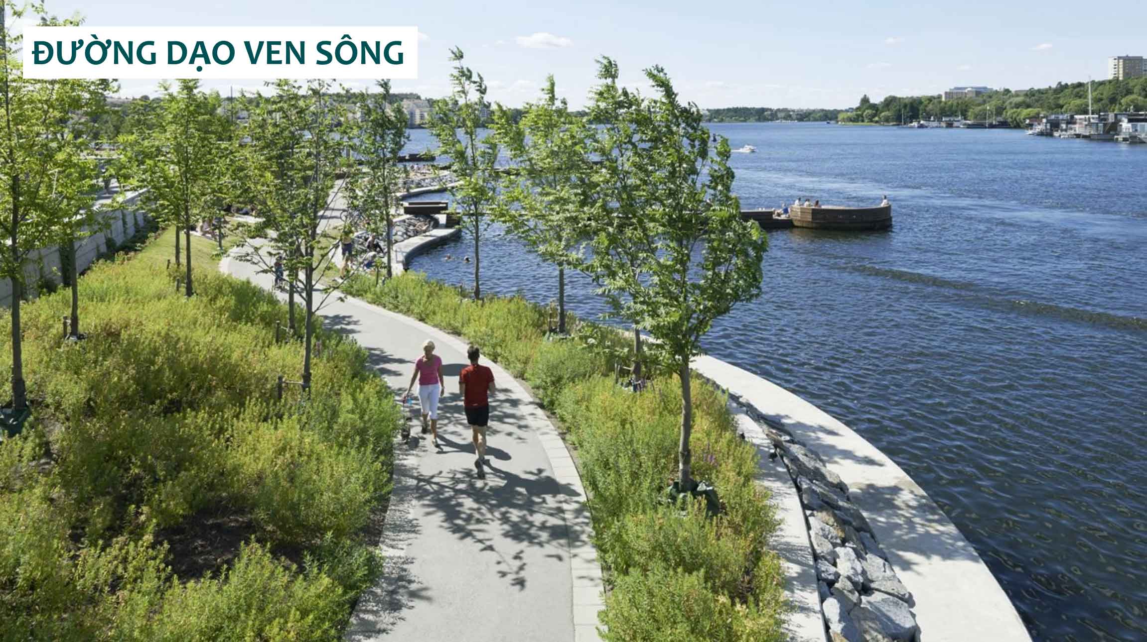 Aqua City - Đường dạo ven sông