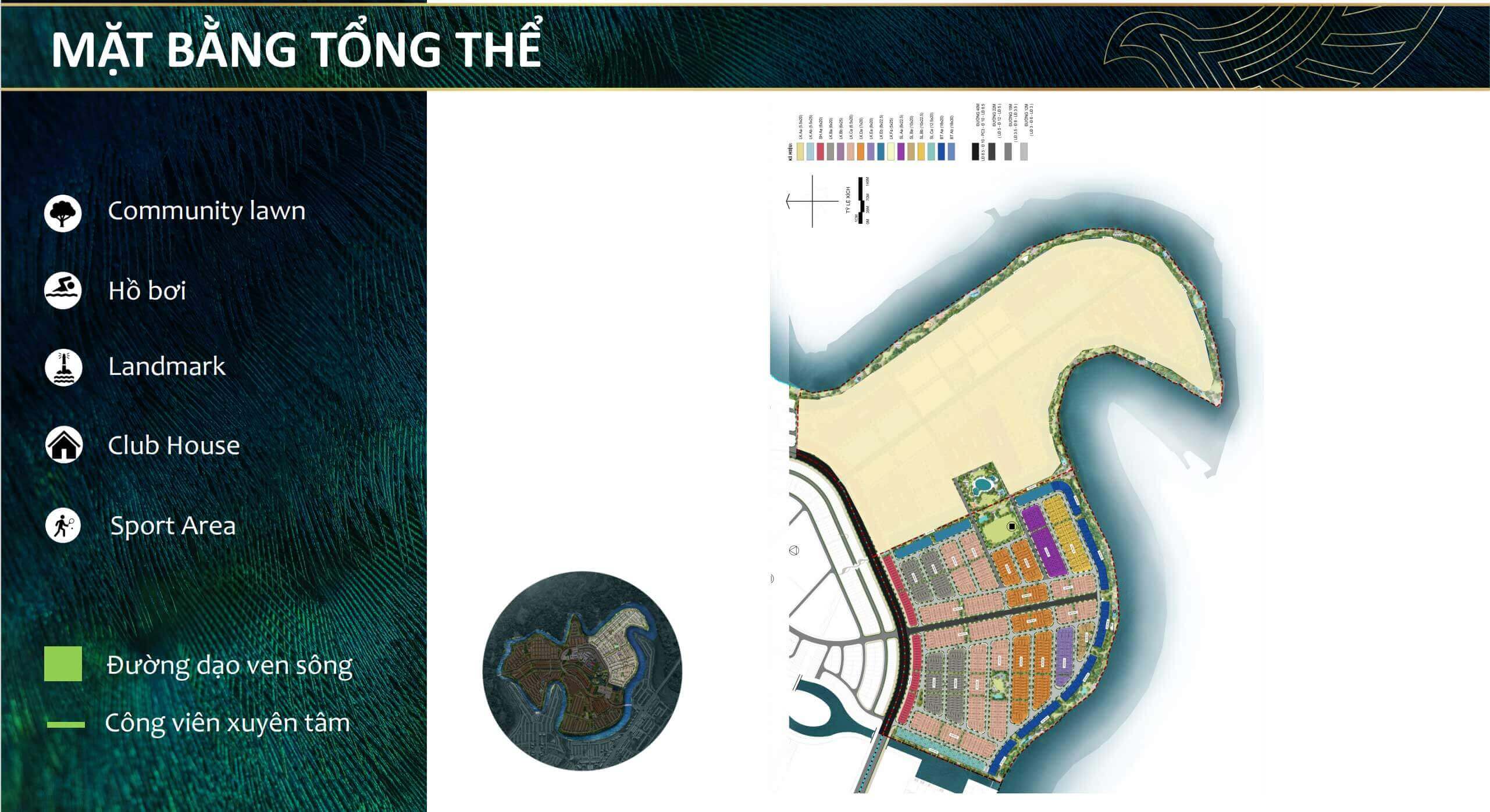 Aqua City - Mặt bằng tổng thể đảo Phượng Hoàng