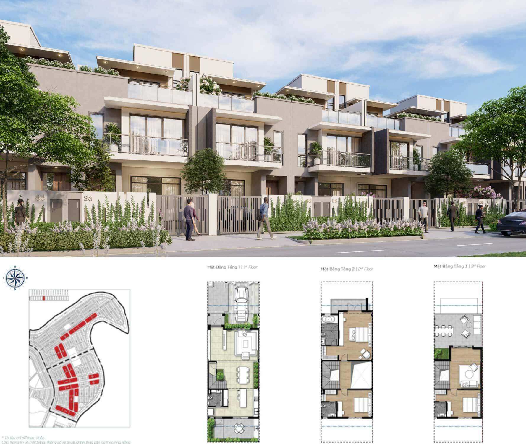 Aqua City - Mặt bằng tổng thể đảo Phượng Hoàng