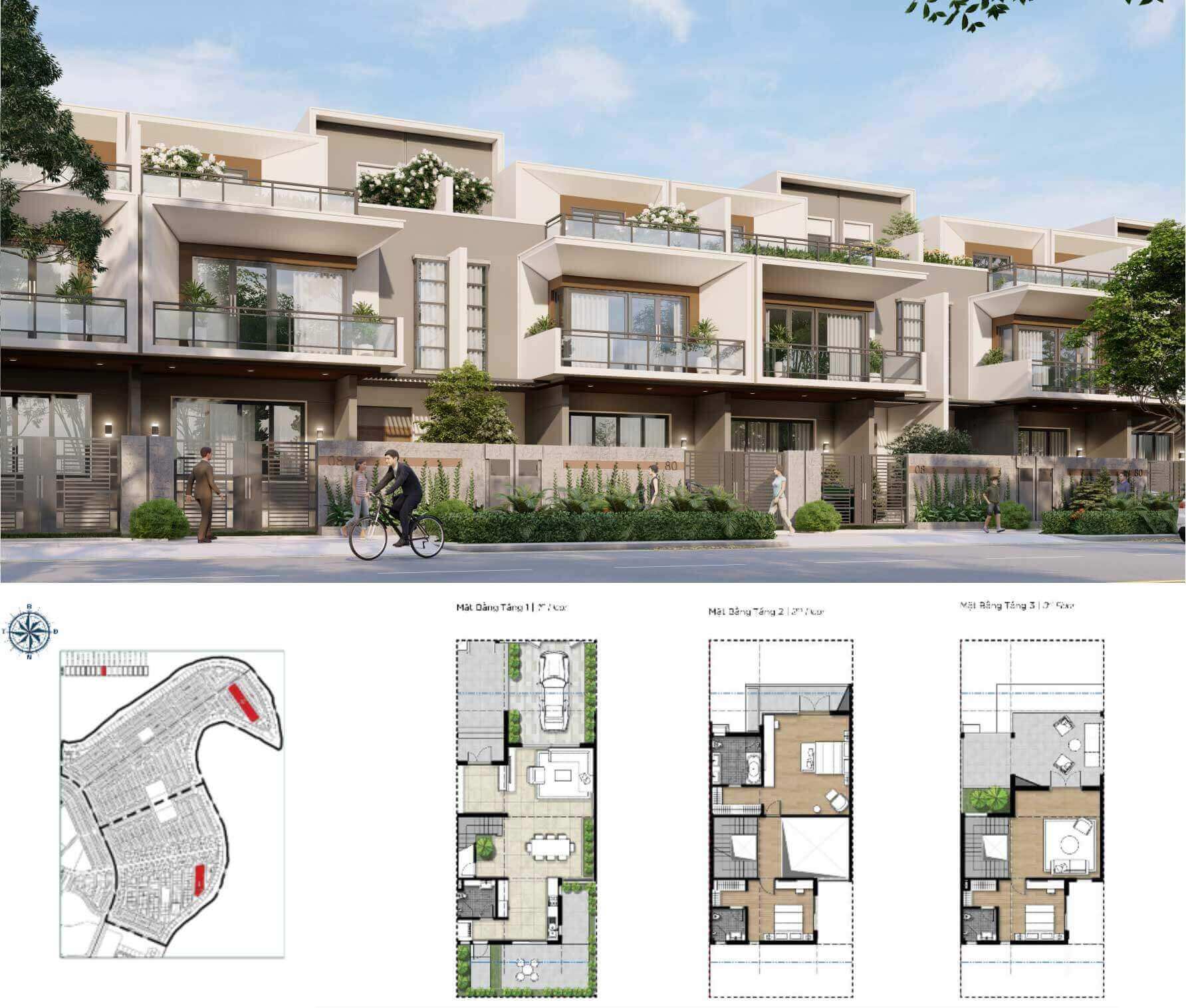 Aqua City - Mặt bằng tổng thể đảo Phượng Hoàng