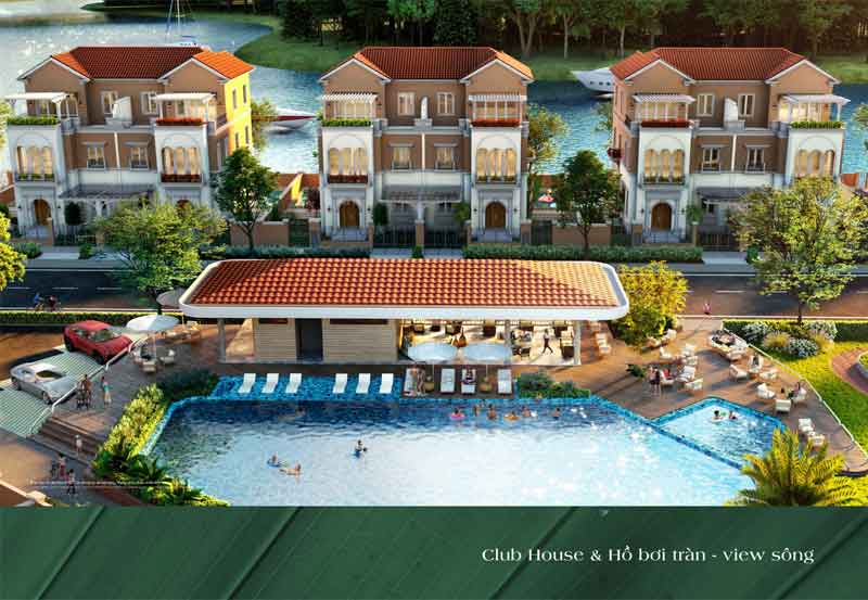 Aqua City - Tiện ích Clubhouse và hồ bơi