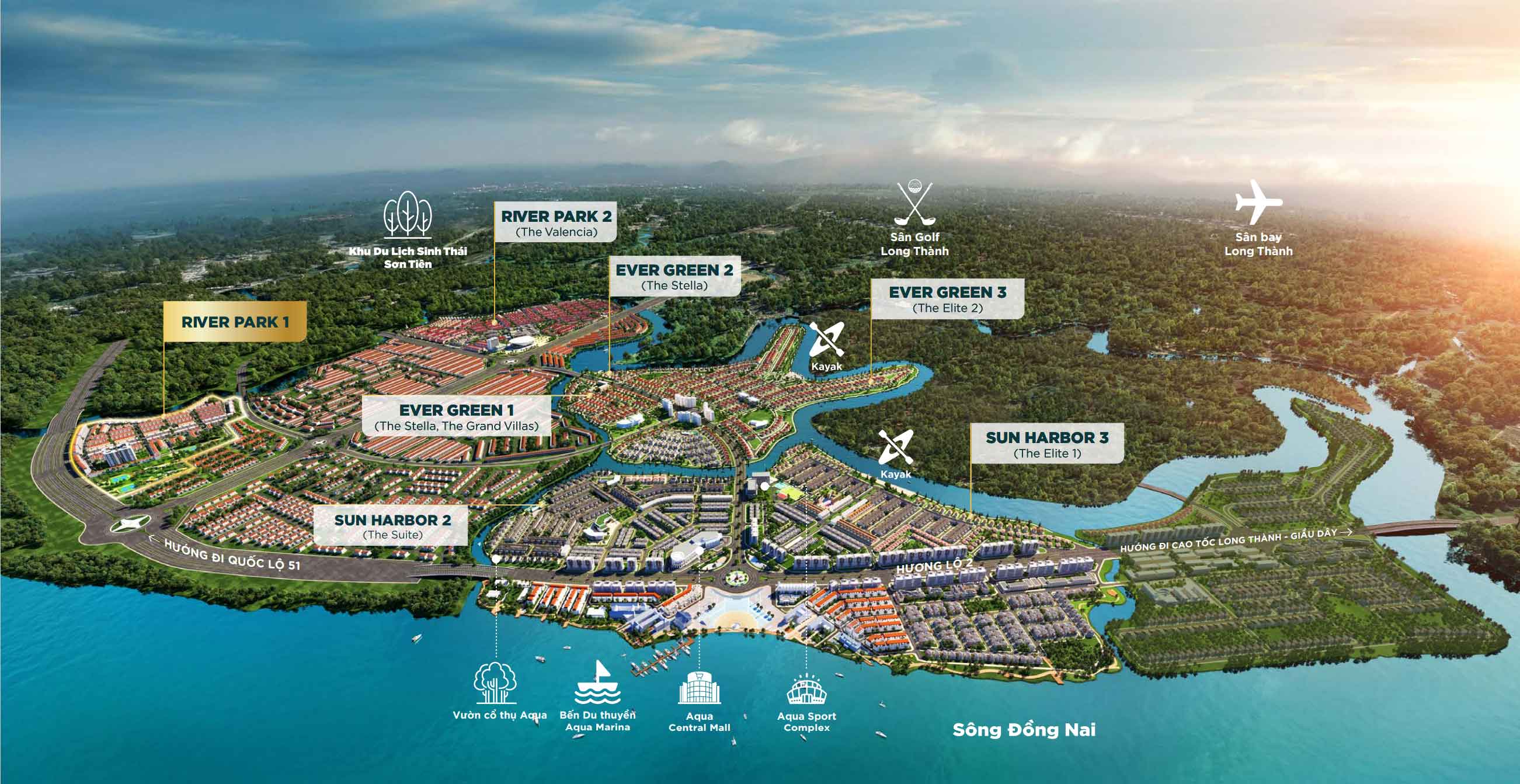 Phối cảnh River Park 1 - Aqua City