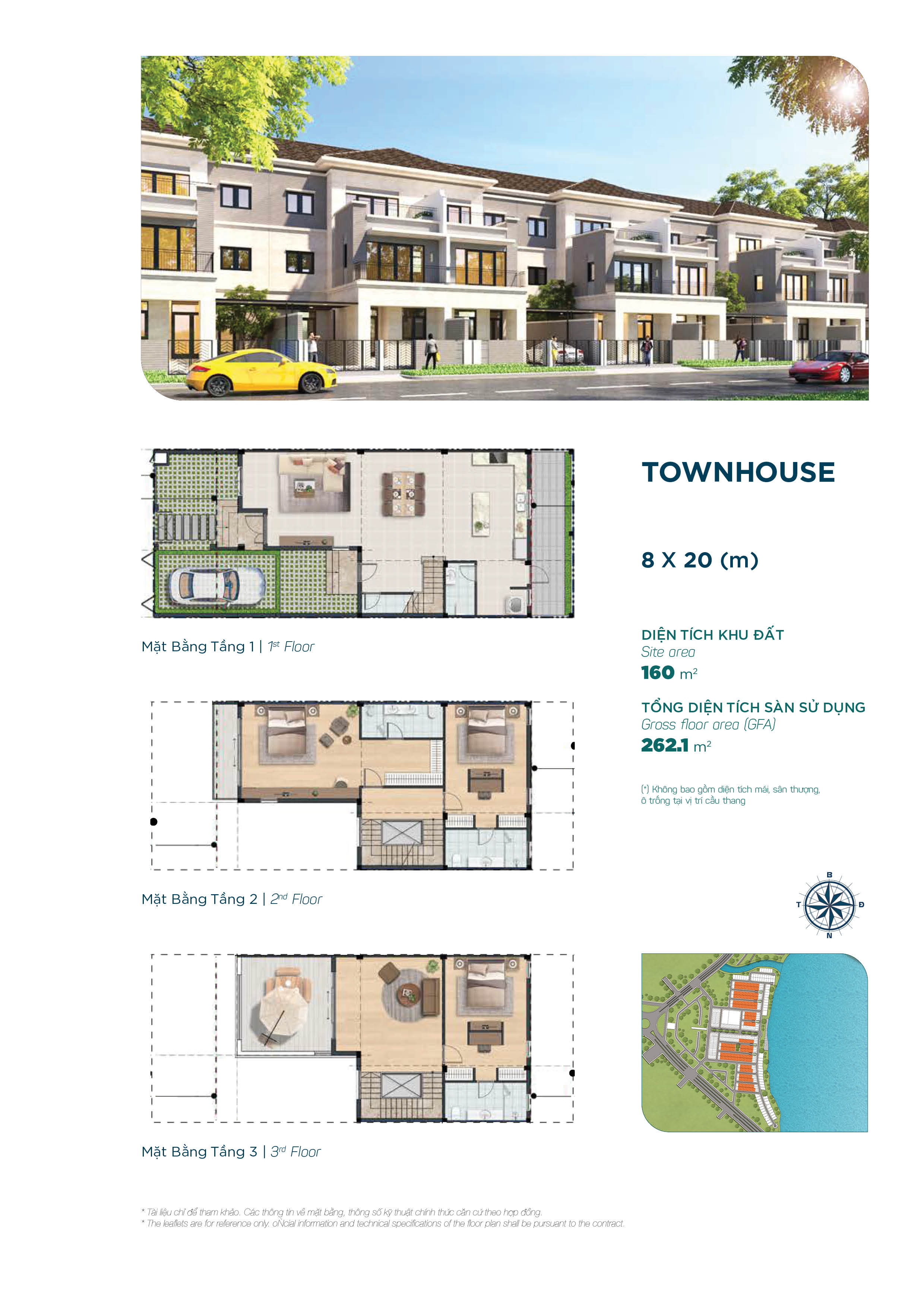 Aqua City - Mặt bằng thiết kế mẫu nhà The Elite