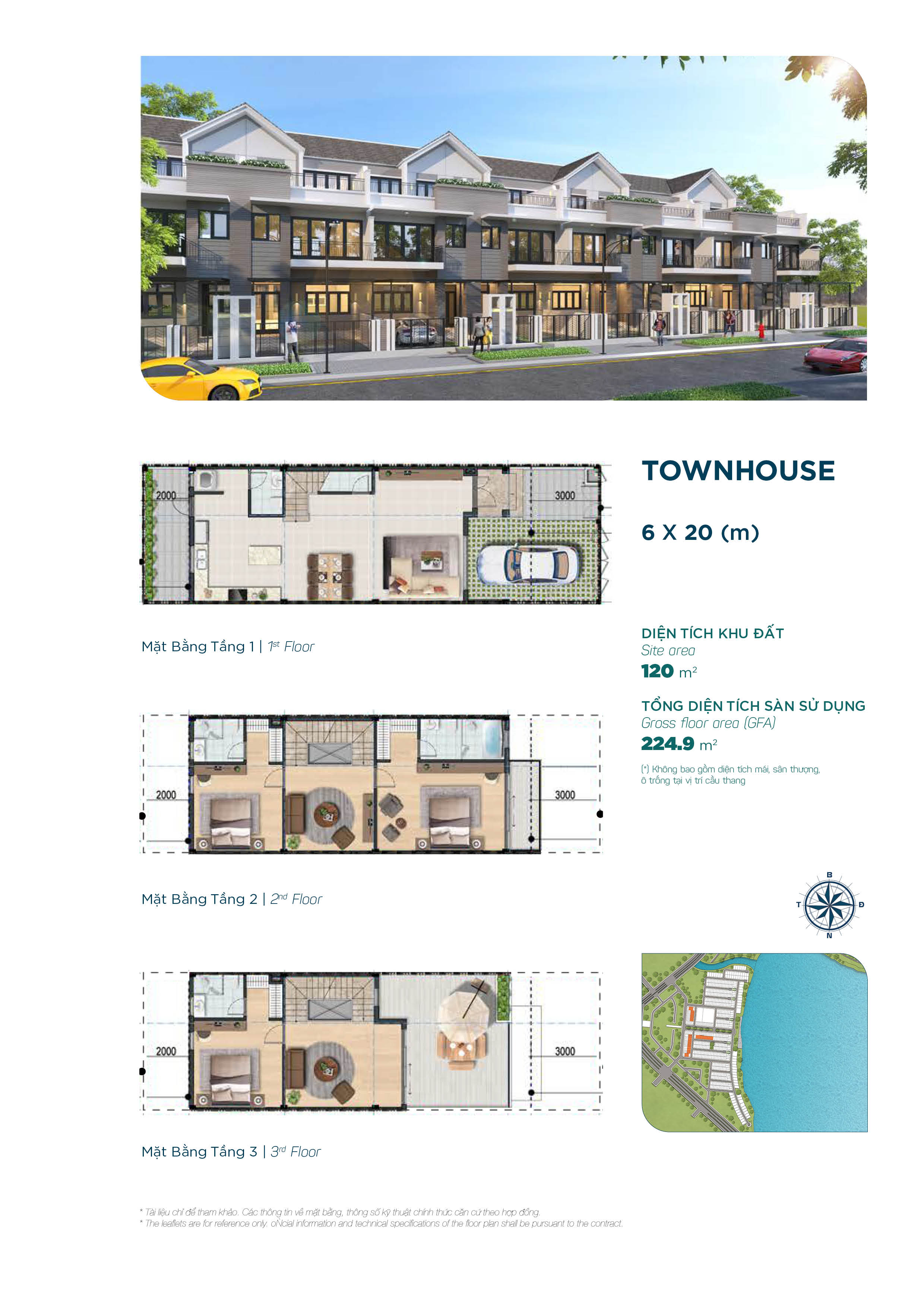 Aqua City - Mặt bằng thiết kế mẫu nhà The Elite