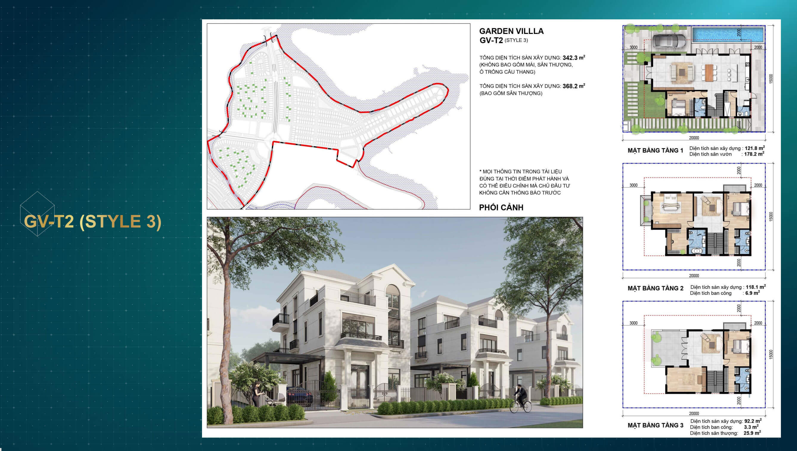 Aqua City - Mặt bằng thiết kế mẫu nhà The Grand Villas