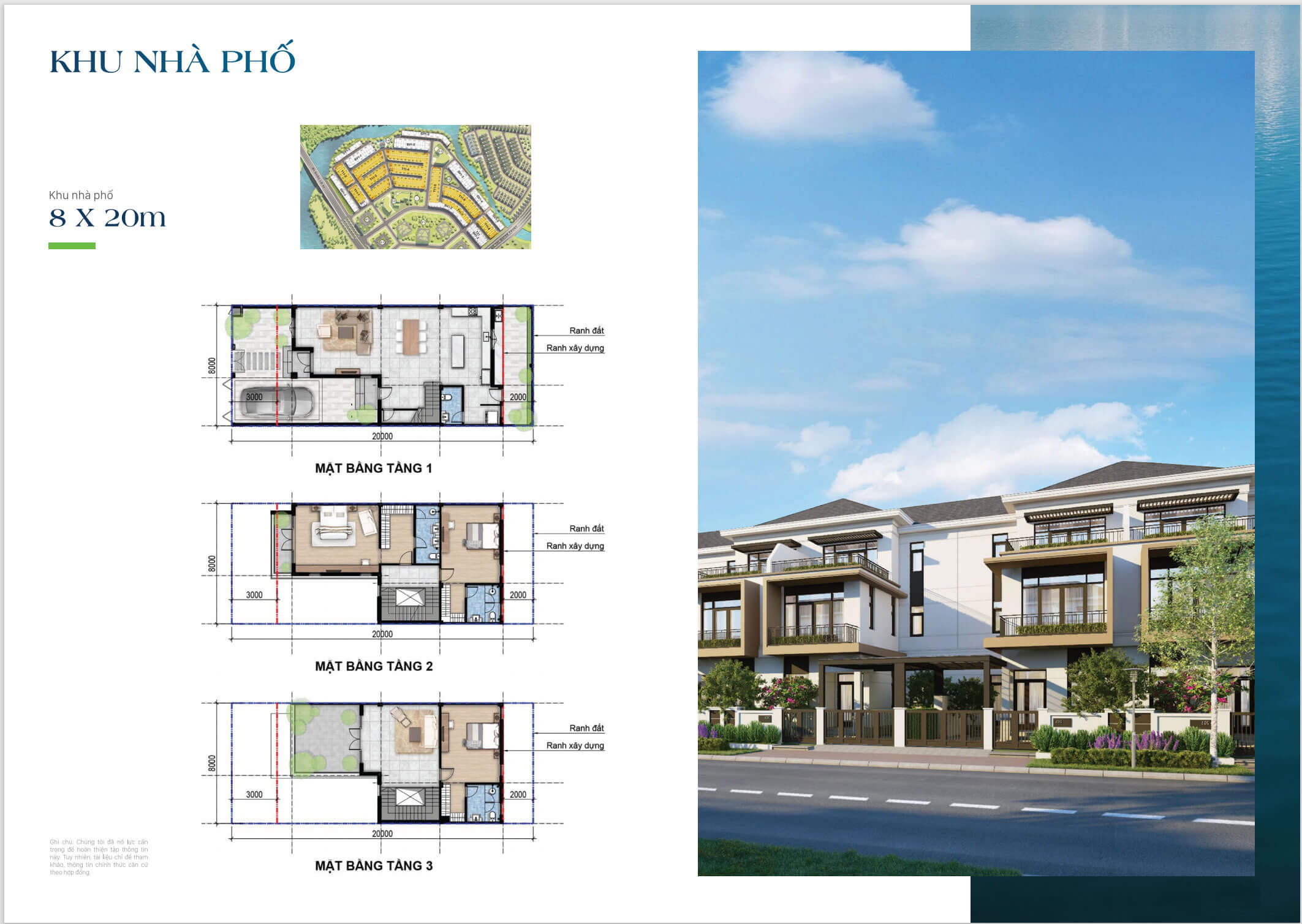 Aqua City - Mặt bằng thiết kế mẫu nhà The Suite