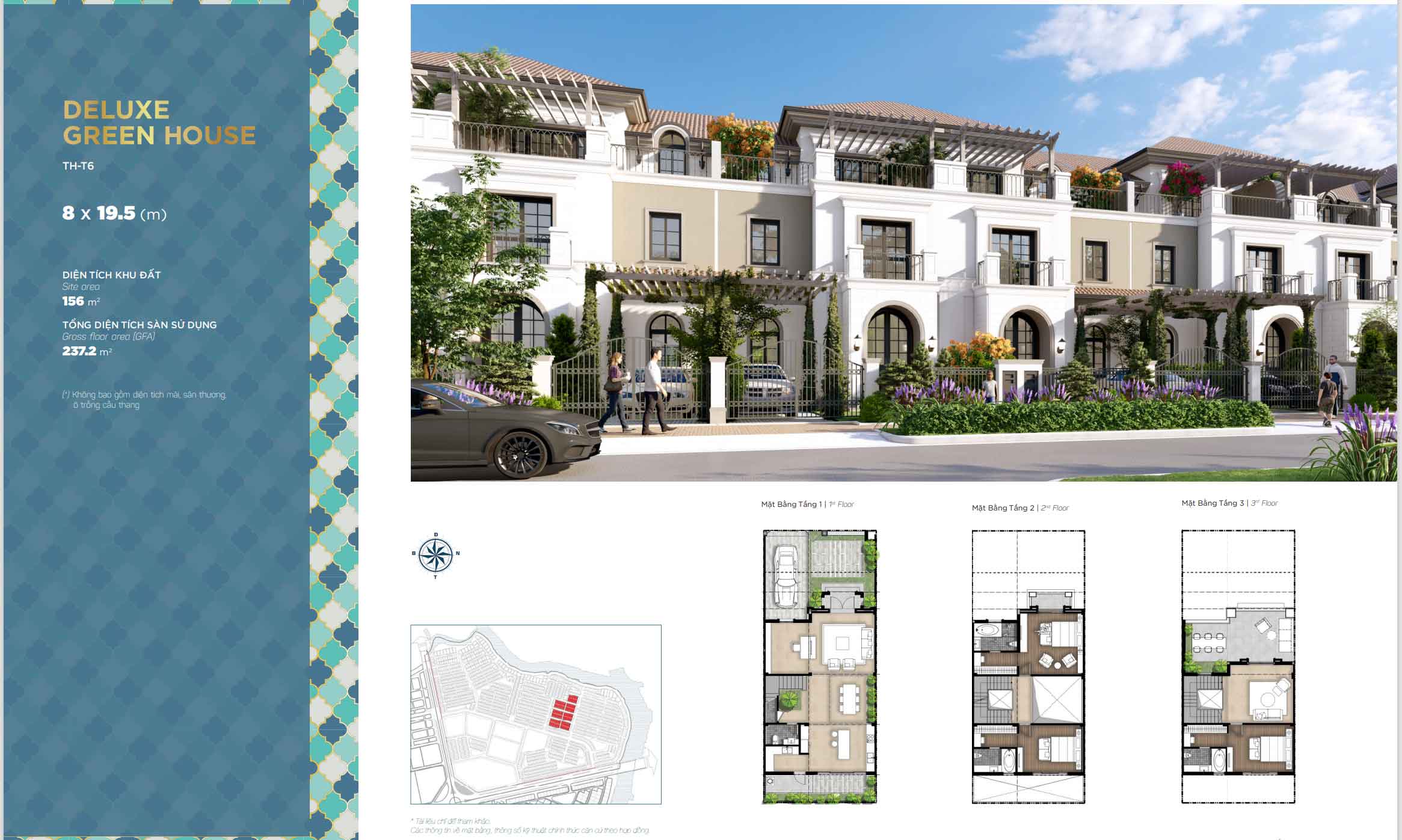 Aqua City - Deluxe Green House 8x19.5m